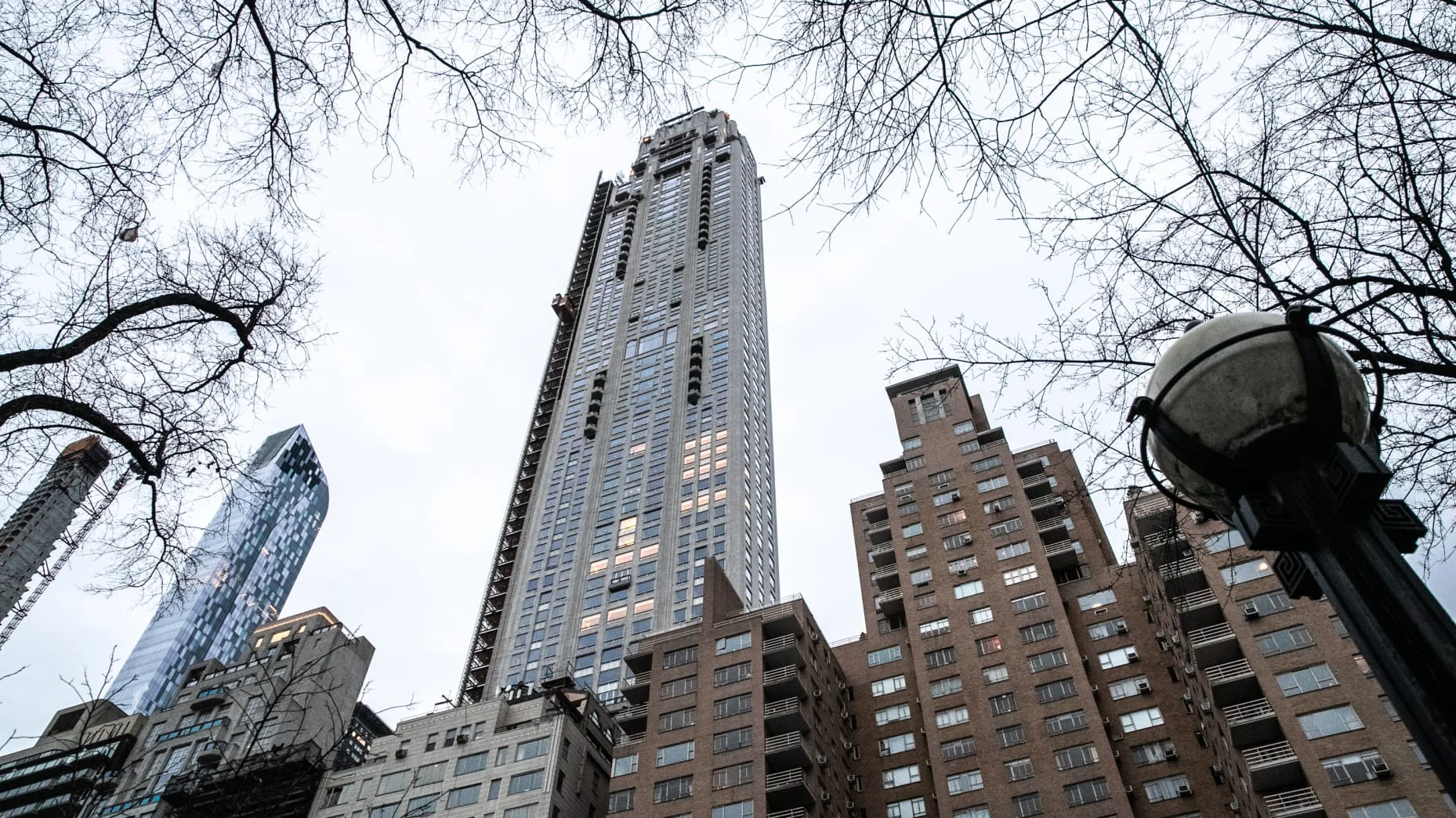 The 220 Central Park South building, center, stands in New York, U.S., on Wednesday, Jan. 23, 2019.