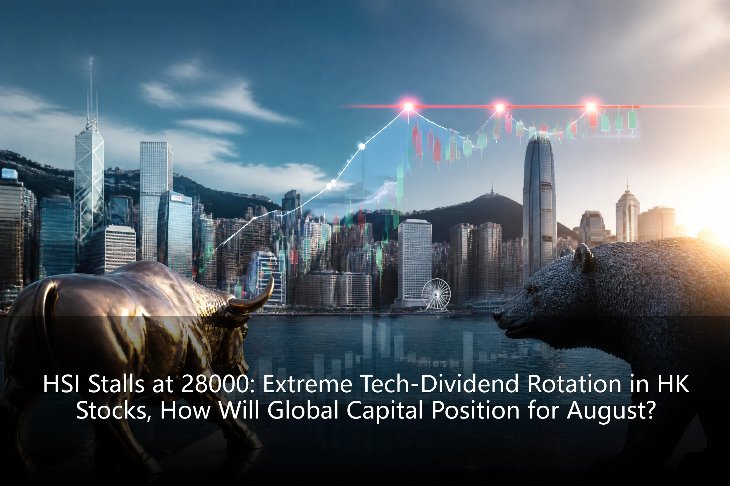 HSI Stalls at 28000: Extreme Tech-Dividend Rotation in HK Stocks, How Will Global Capital Position for August?