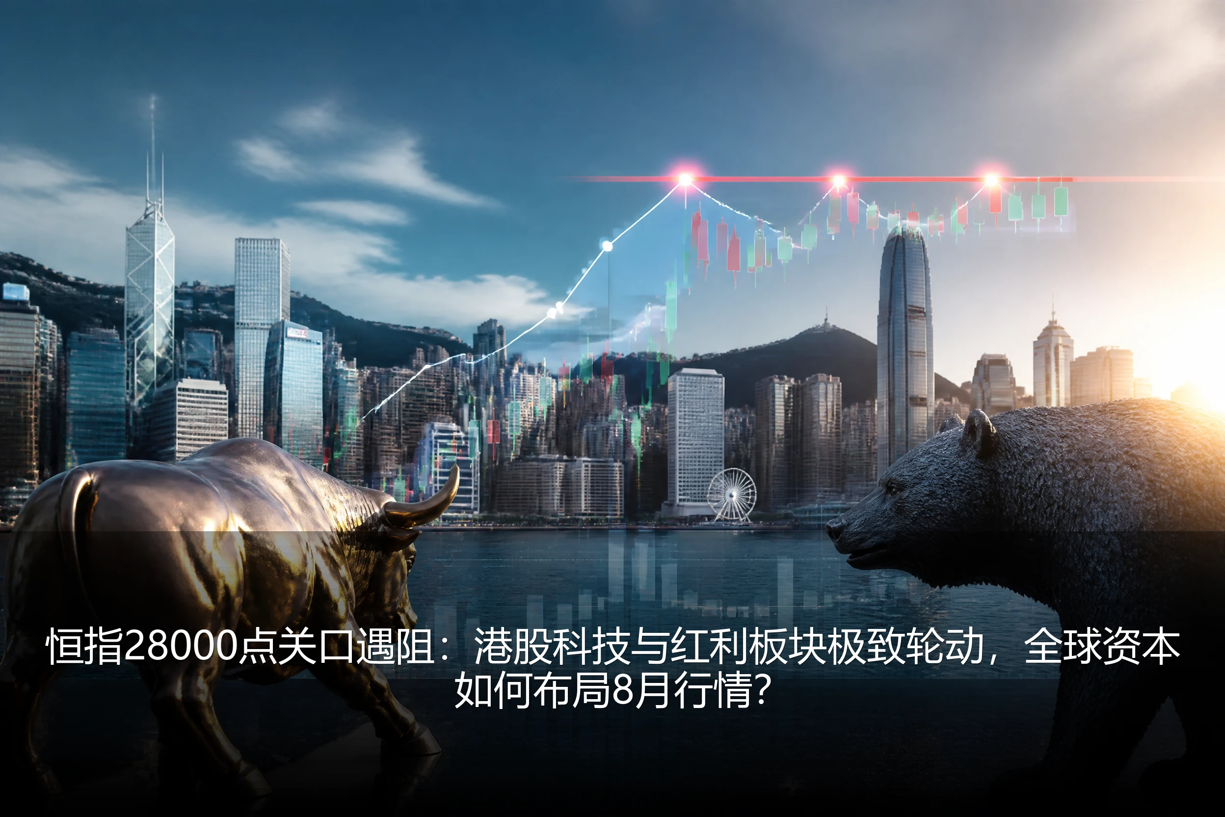 恒指28000点关口遇阻：港股科技与红利板块极致轮动，全球资本如何布局8月行情？